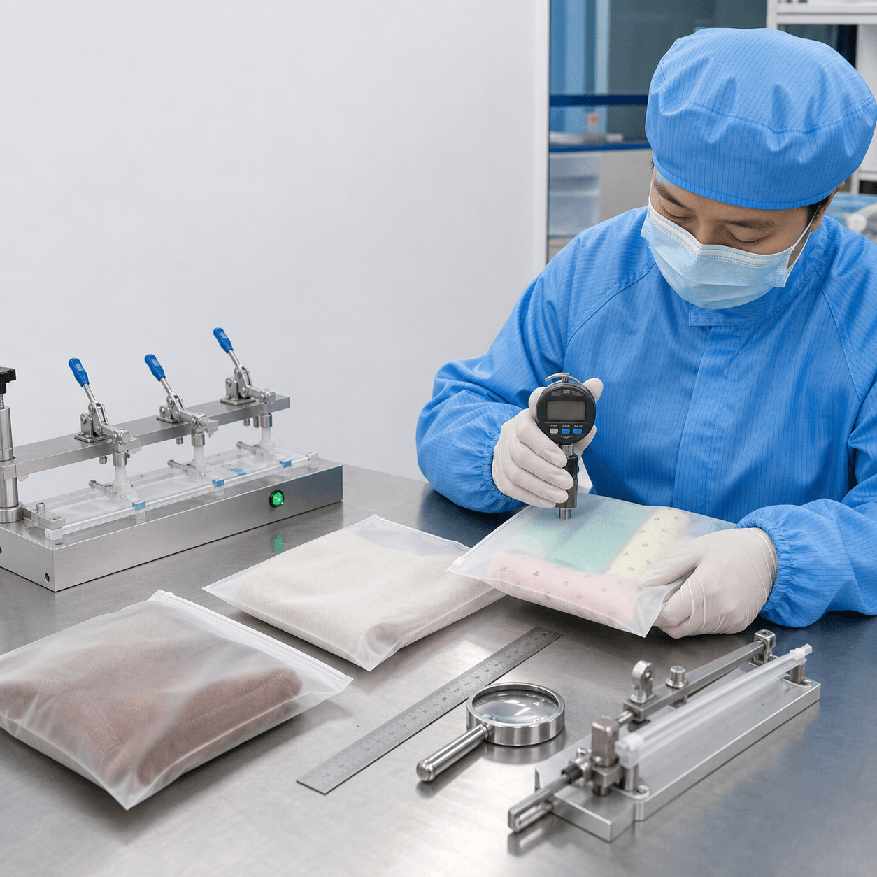Packaging quality control inspection