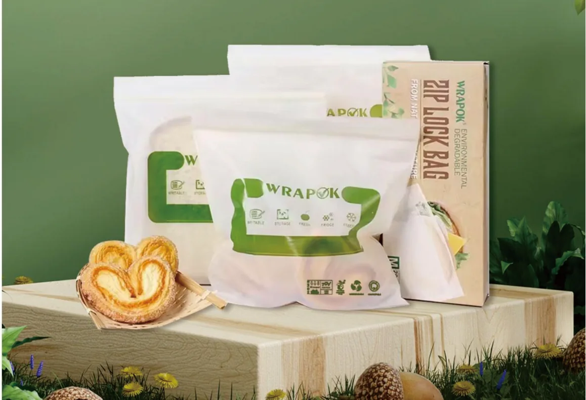 Biodegradable Zipper Pouches main product view